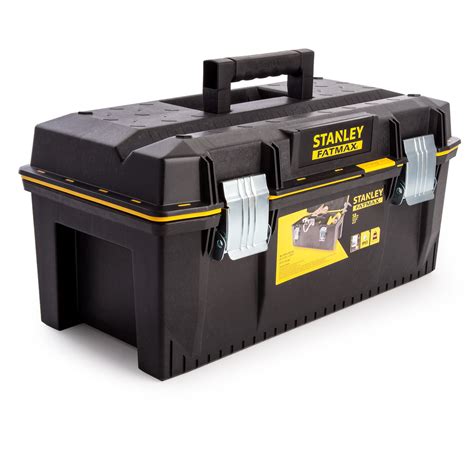 stanley fatmax 23 inch metal plastic fatmax tool box|stanley fatmax stackable tool box.